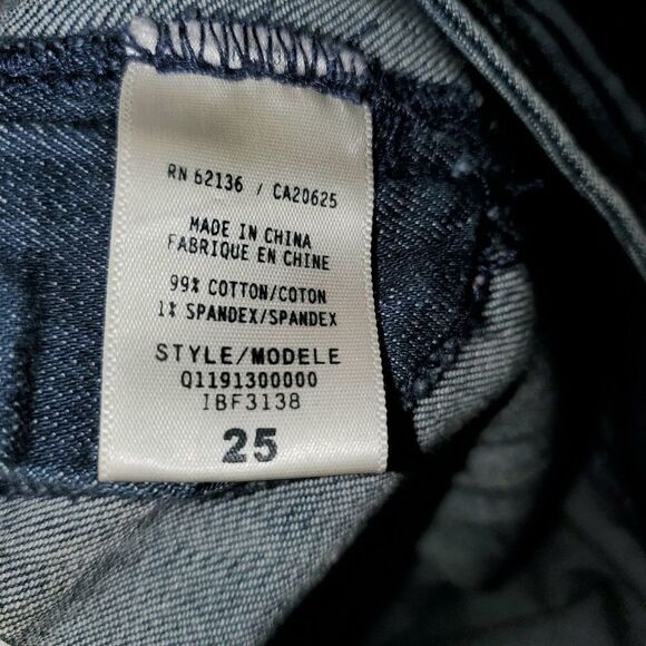 Guess Blue Jeans Shorts Size 25 - Picture 5 of 5